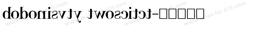 bodonisvty twoscitct字体转换